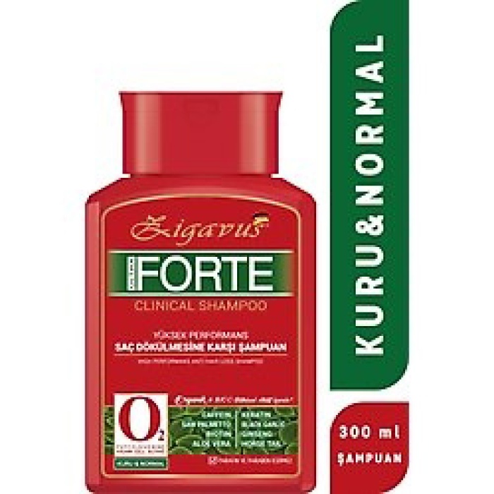 Zigavus Forte Ultra Clinical Kuru & Normal Saçlar için 300 ml - 3 Al 2 Öde