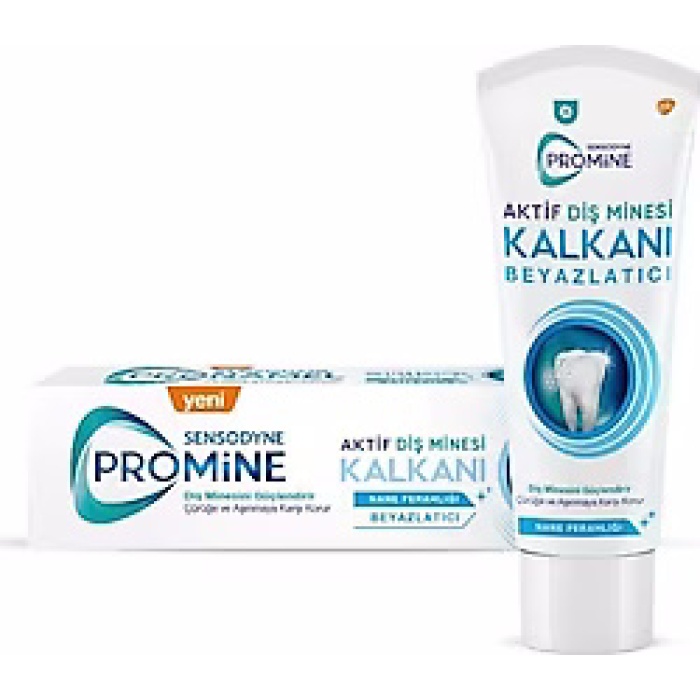 Sensodyne Promine Diş Macunu Aktif Diş Minesi Kalkanı Nane Ferahlığı Beyazlatıcı Diş Macunu 75 Ml