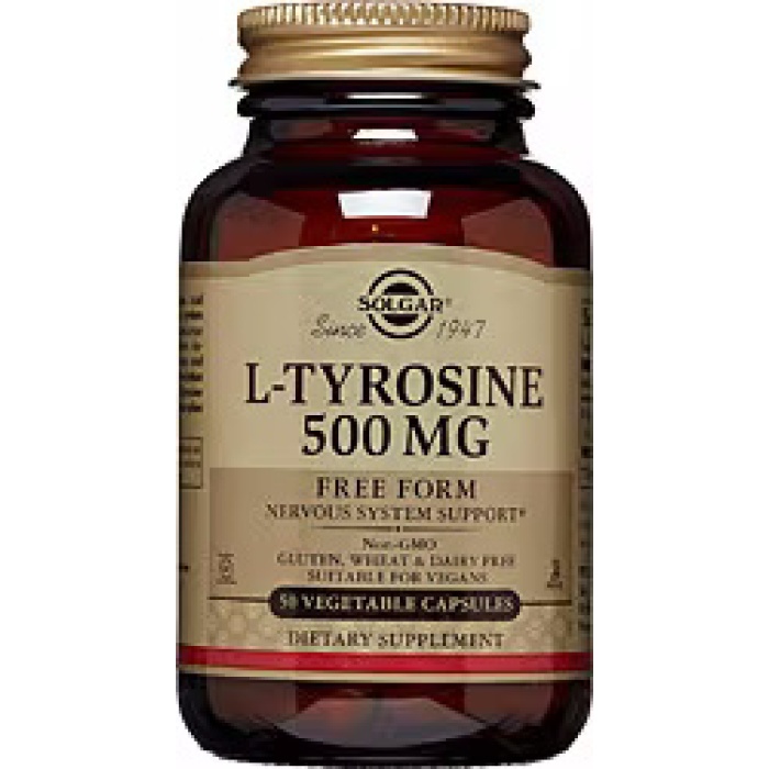 Solgar L-Tyrosine 500 mg 50 Kapsül