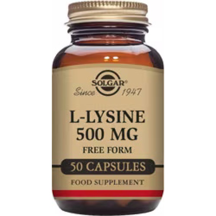 Solgar L-Lysine 500 mg 50 Kapsül