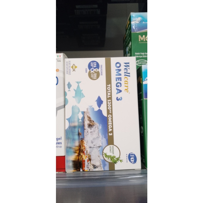 Wellcare Unıq Omega 3 Balık Yağı 1200 Mg 30 Kapsül