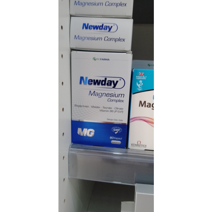 Newday Magnezyum Complex 60 Kapsül