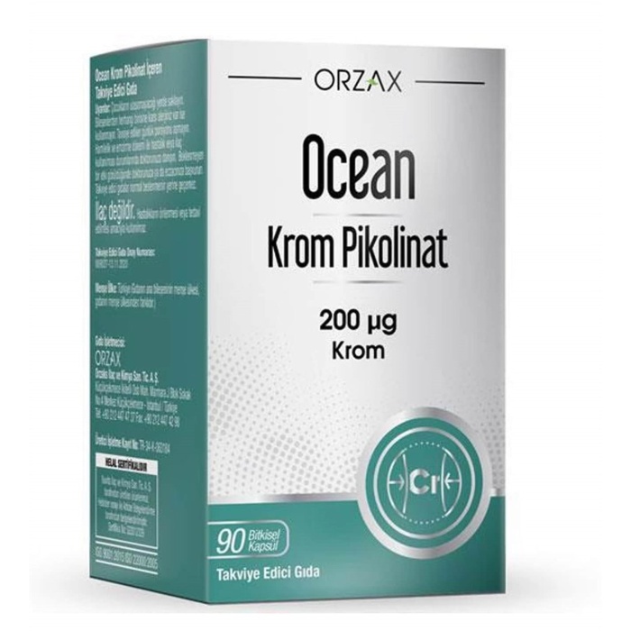 Ocean Krom Pikolinat 200 mcg 90 Kapsül