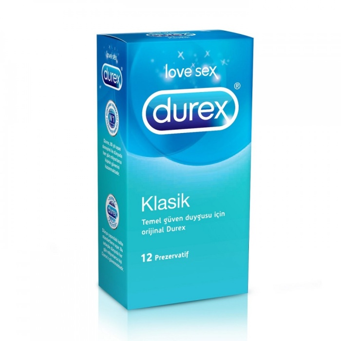 Durex Klasik Prezervatif 12li - Eski Ambalaj