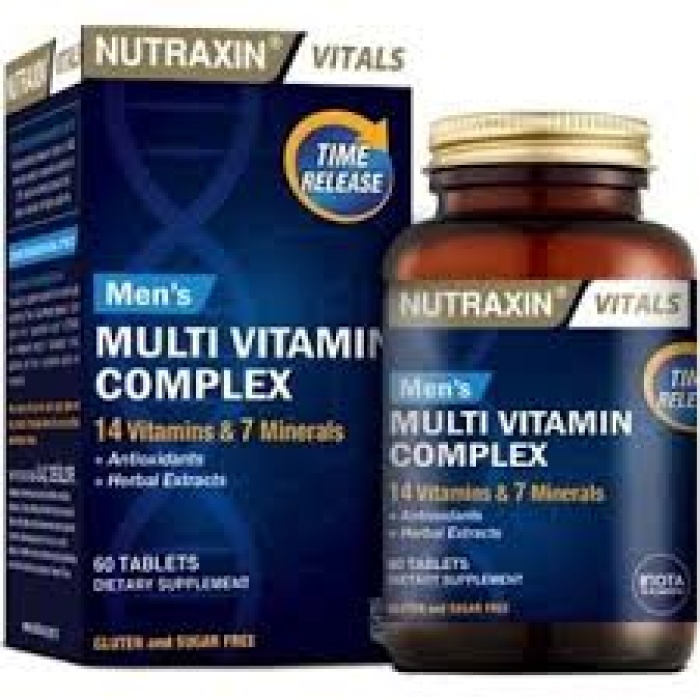 Nutraxin Multivitamin Mineral Energy 60 Tablet 2 KUTU