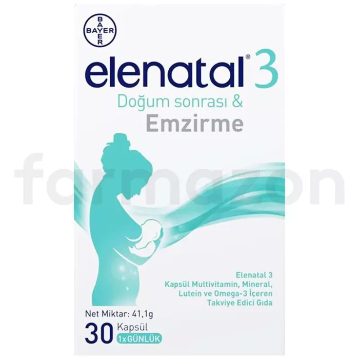 Elenatal 3 30 Kapsül Elenatal