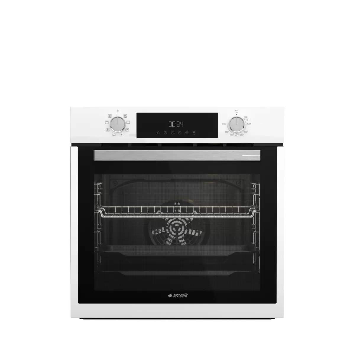 ARÇELİK AFM 340 B Fibona Serisi Ankastre Multifonksiyon Fırın Ankastre Standart Fırın