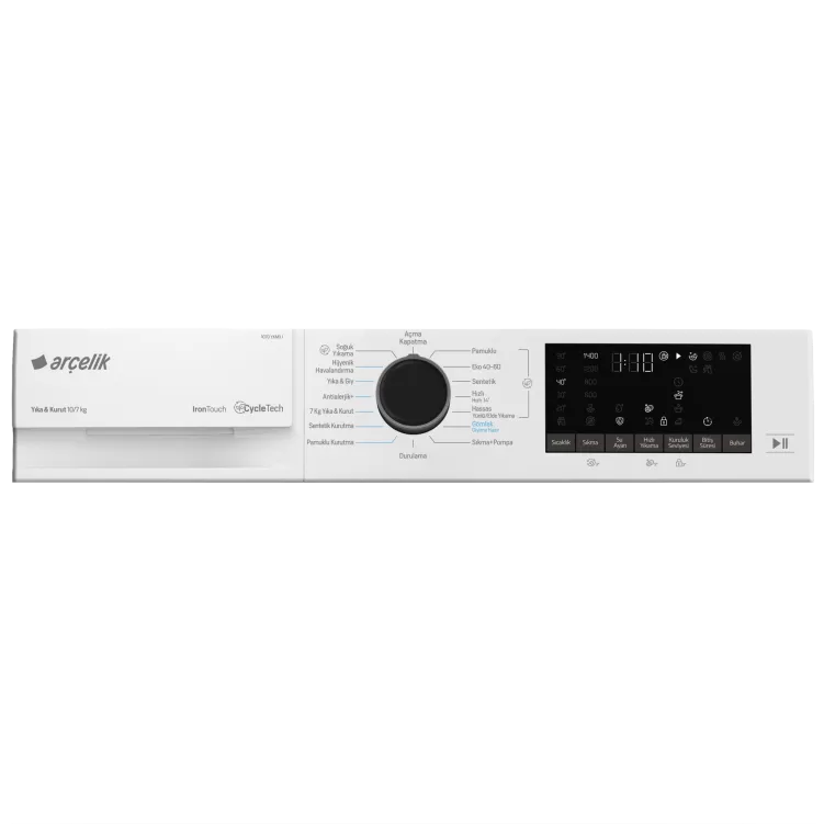 ARÇELİK 1070 YKMX I Kurutmalı Çamaşır Makinesi