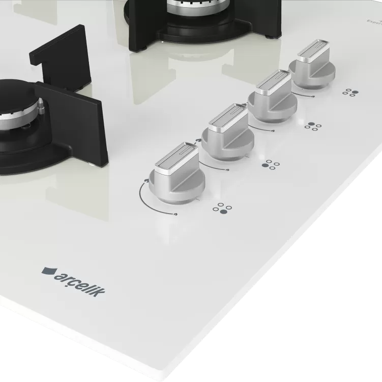 ARÇELİK OCD T 651 DWB Fibona Serisi Gazlı Cam Tablalı Ocak