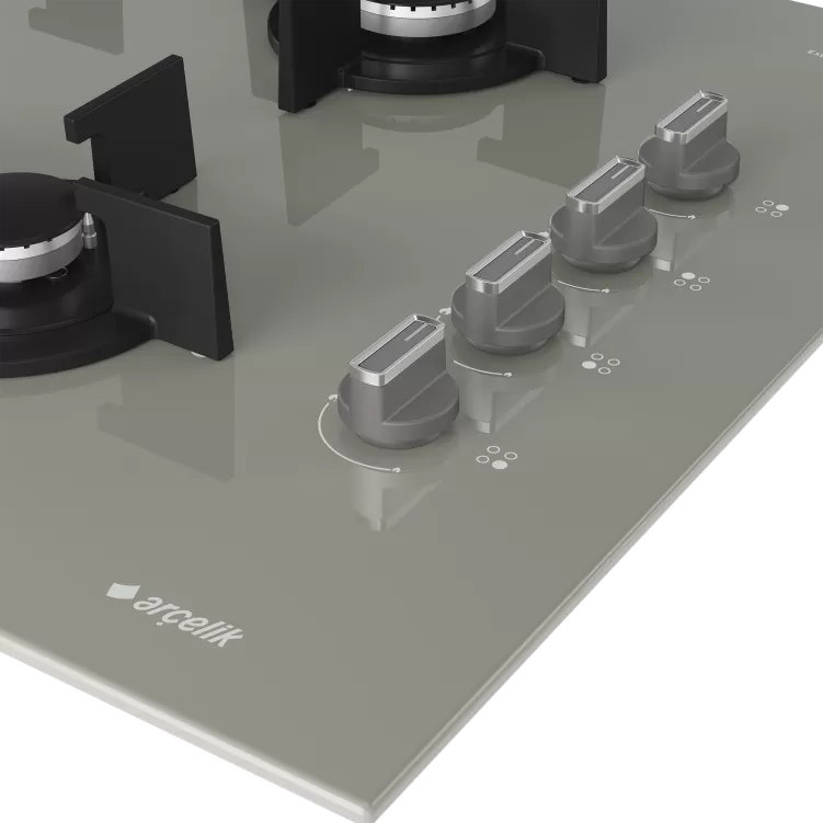 ARÇELİK OCD T 651 DWG Fibona Serisi Gazlı Cam Tablalı Ocak