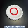 Ceyt Doğal Taş Bileklik - Kırmızı