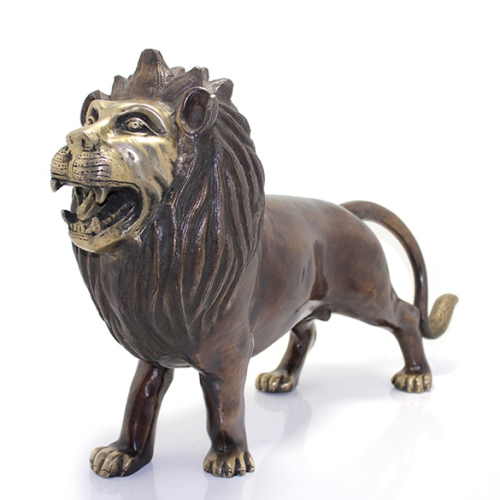 Metal Aslan Biblosu 60 Cm KSK263