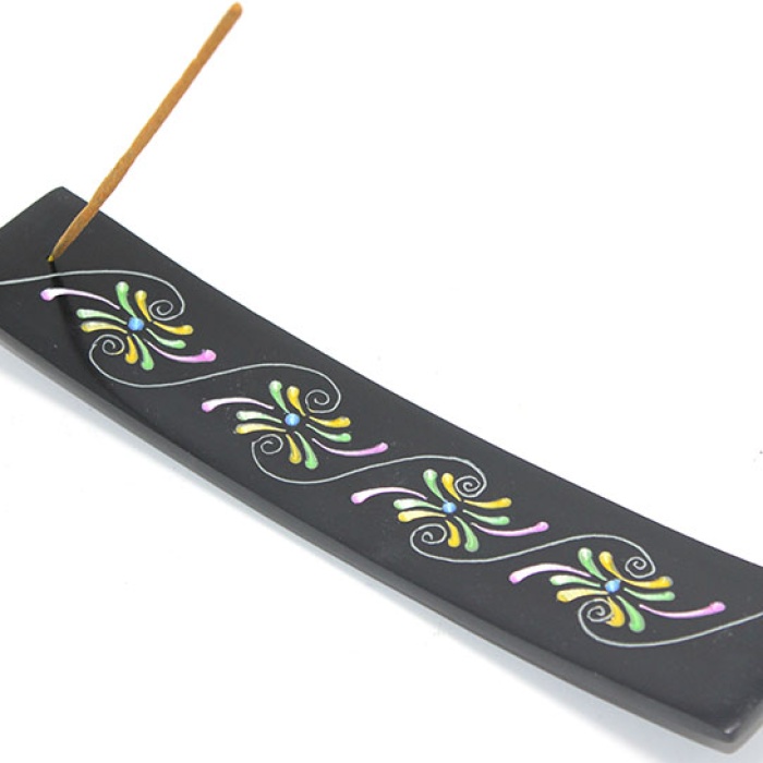 Obsidian Taşı Kayık Tütsülük Ksk2224