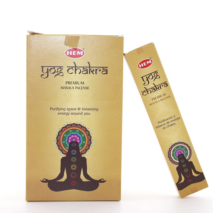 Hem Yog Chakra Masala Aromalı Çubuk Tütsü 15 Gr