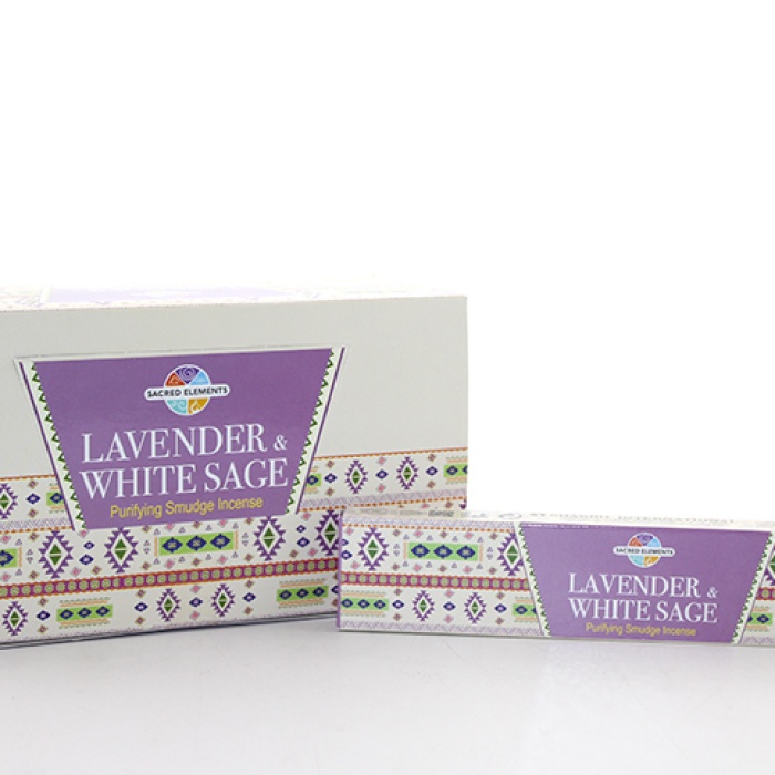 Hem Sacred Elements Lavender White Sage Masala Aromalı Çubuk Tütsü 15 Gr
