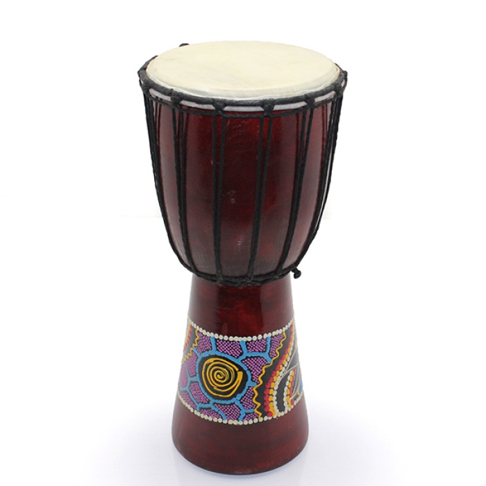 Batikli Ahşap Darbuka 30 Cm 3Dıarta-30