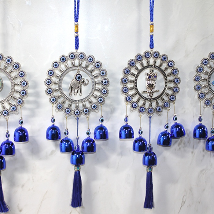 Metal Nazar Boncuğu Çan Alk3495