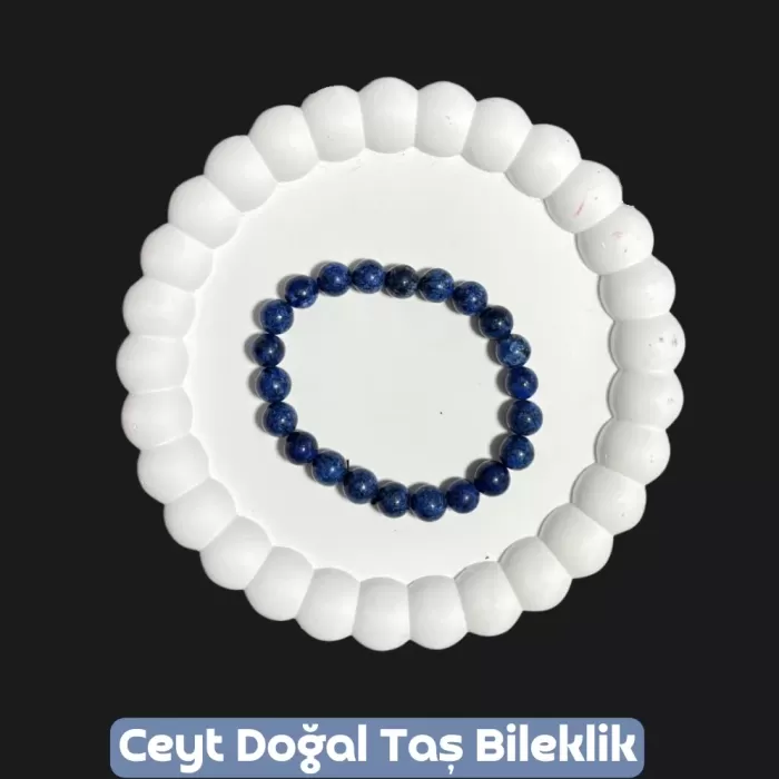 Ceyt Doğal Taş Bileklik - koyu mavi