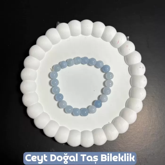 Ceyt Doğal Taş Bileklik - açık mavi