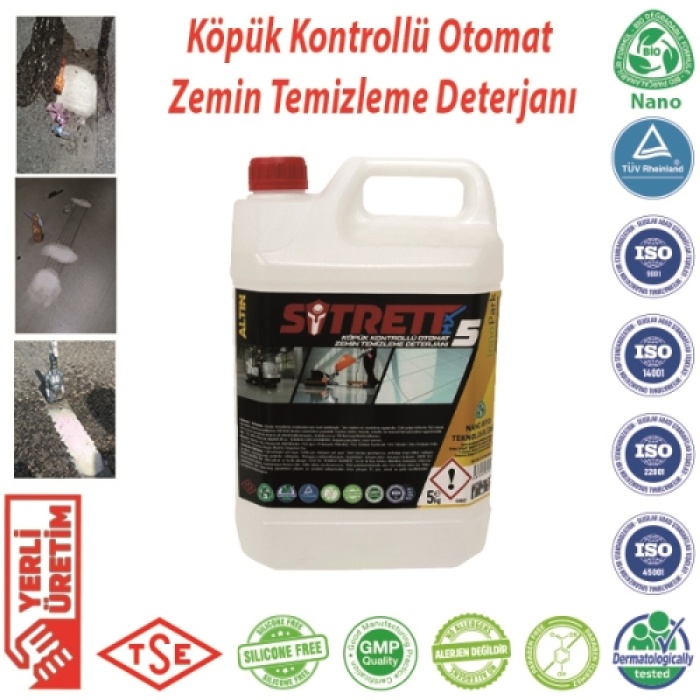 SİTRETT MX STRMX-KKOZTD-5A-5 Altın Konsantre 1 x 5 kg GENEL AMAÇLI KULLANIM (Zemin Temizleme Makineleri) Yüzey Temizleme Maddesi