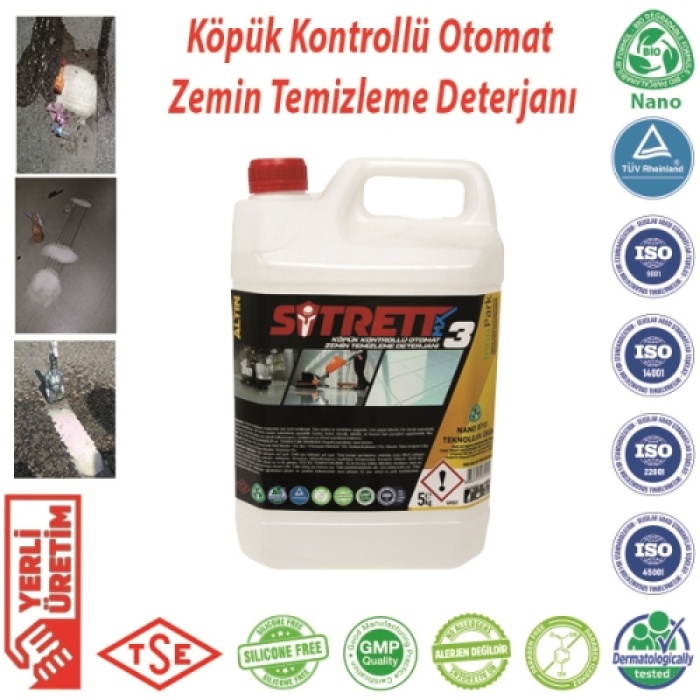 SİTRETT MX STRMX-KKOZTD-3A-5 Altın Konsantre 5 kg GENEL AMAÇLI KULLANIM (Zemin Temizleme Makineleri) Yüzey Temizleme Maddesi
