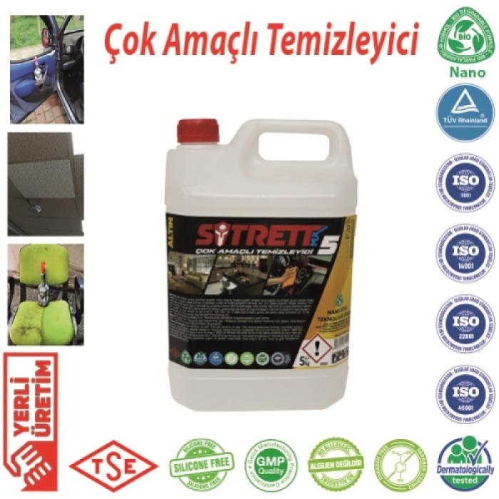 Sitrett MX STRMX-5A-5 Altın Konsantre 5 Kg Genel Amaçlı Kullanım Yüzey Temizleme Maddesi