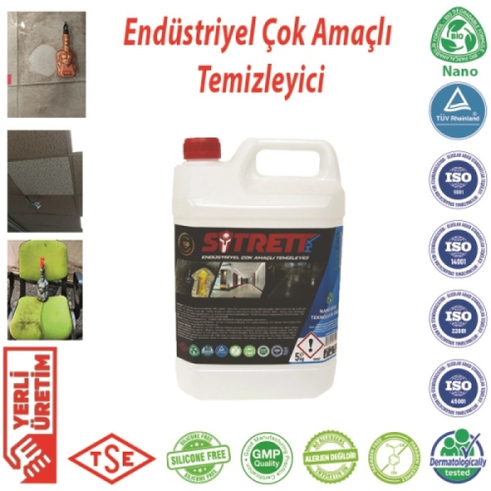 SİTRETT MX STRMX-MXE-5 Altın Ultra Konsantre 5 kg GENEL AMAÇLI KULLANIM Yüzey Temizleme Maddesi
