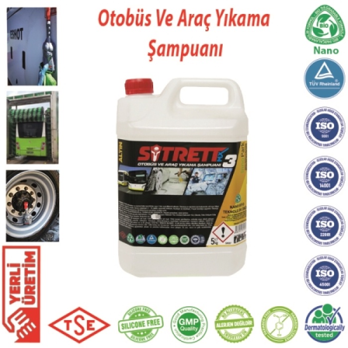 SİTRETT MX STRMX-OAYS-3A-5 Altın Konsantre 5 kg Otobüs vb. Araç Yıkama Maddesi