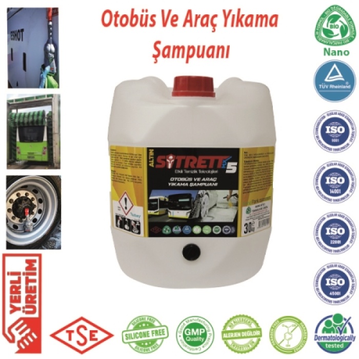 SİTRETT MX STRMX-OAYS-5A-30 Altın Konsantre 30 kg Otobüs vb. Araç Yıkama Maddesi