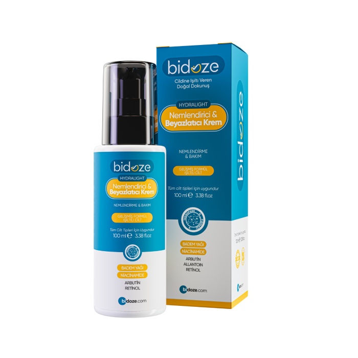 Bidoze Hydralight Nemlendirici & Beyazlatıcı Krem 100 Ml