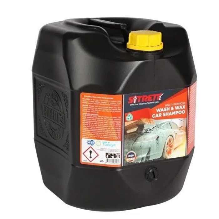SİTRETT MX  Cilalı Boya Korumalı Oto Şampuanı Endüstriyel + 20 Kg