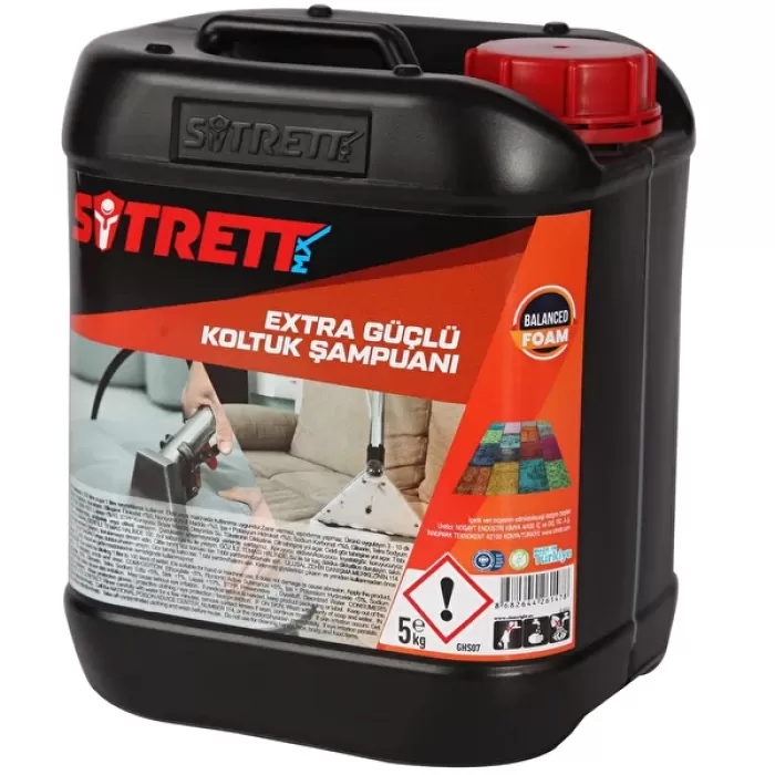 SİTRETT MX Koltuk Şampuanı Endüstriyel Plus - 5 Kg