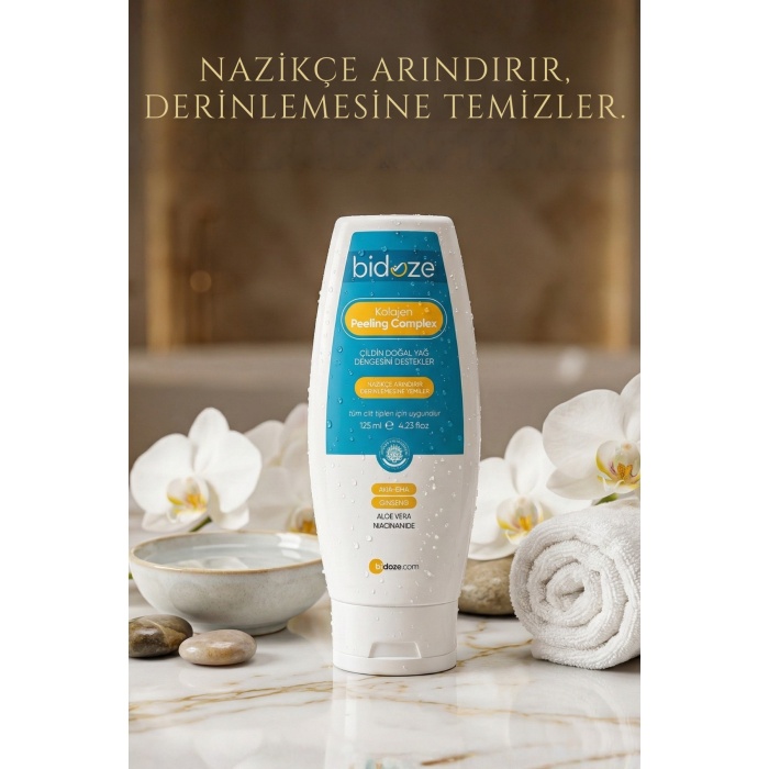 Bidoze Kolajen Peeling Complex 125 Ml | Gözenek Sıkılaştırıcı ve Siyah Nokta Karşıtı Arındırma
