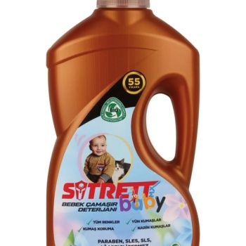 Sitrett MX Baby Anti Alerjen Sıvı Bebek Çamaşır Deterjanı 2600 Gr.