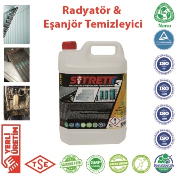 Sitrett MX STRMX-RET-3A-5 Altın Konsantre 5 Kg Radyatör & Eşanjör Temizleyici Metal Yüzeyler İçin Temizleme Maddesi