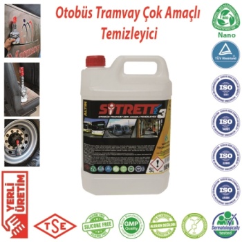 SİTRETT MX STRMX-OTCOT-3A-5 Altın Konsantre 5 Adet Otobüs, Tramvay, Metro vb. Araç İçin Genel Amaçlı Temizleme Maddesi