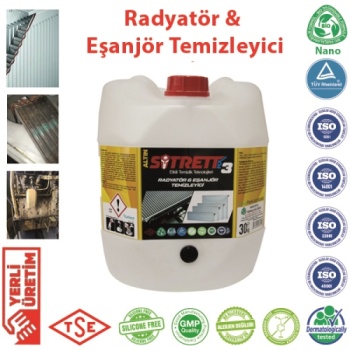 Sitrett MX STRMX-RET-3A-30 Altın Konsantre 30 Kg Radyatör & Eşanjör Temizleyici Metal Yüzeyler İçin Temizleme Maddesi