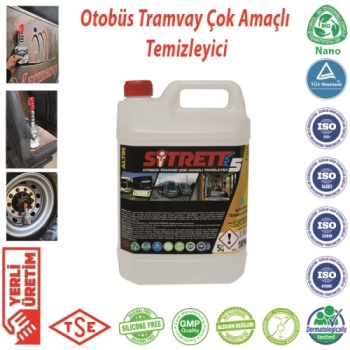 SİTRETT MX STRMX-OTCOT-5A-5 Altın Konsantre 5 Adet Otobüs, Tramvay, Metro vb. Araç İçin Genel Amaçlı Temizleme Maddesi