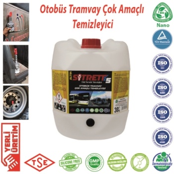 SİTRETT MX STRMX-OTCOT-5A-30 Altın Konsantre 30 Adet Otobüs, Tramvay, Metro vb. Araç İçin Genel Amaçlı Temizleme Maddesi