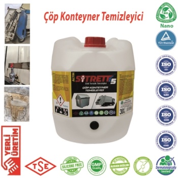 SİTRETT MX STRMX-CKT-5A-30 Altın Konsantre 30 kg GENEL AMAÇLI KULLANIM Çöp Konteynır Araçları ve Çöp Konteynır Yüzey Temizleme Maddesi