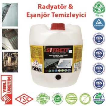 Sitrett MX STRMX-RET-5A-30 Altın Konsantre 30 Kg Radyatör & Eşanjör Temizleyici Metal Yüzeyler İçin Temizleme Maddesi
