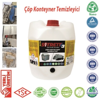 SİTRETT MX STRMX-CKT-3A-30 Altın Konsantre 30 kg GENEL AMAÇLI KULLANIM Çöp Konteynır Araçları ve Çöp Konteynır Yüzey Temizleme Maddesi
