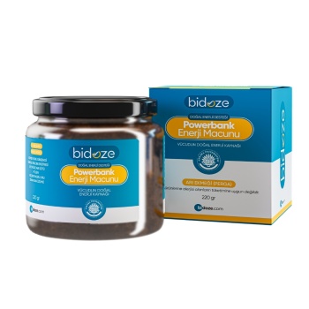 Bidoze Powerbank Enerji Macunu 220 Gr. | Arı Ekmeği, Ginseng & Arı Sütü İçerikli Doğal Enerji Macunu