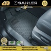 Sahler Dacia Duster 4x4 2010-2017 Uyumlu 4.5D Havuzlu Siyah Oto Paspas