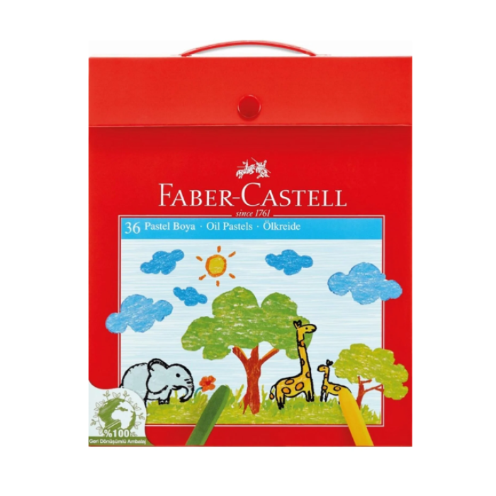 Faber-Castell Pastel Boya Çantalı 36lı