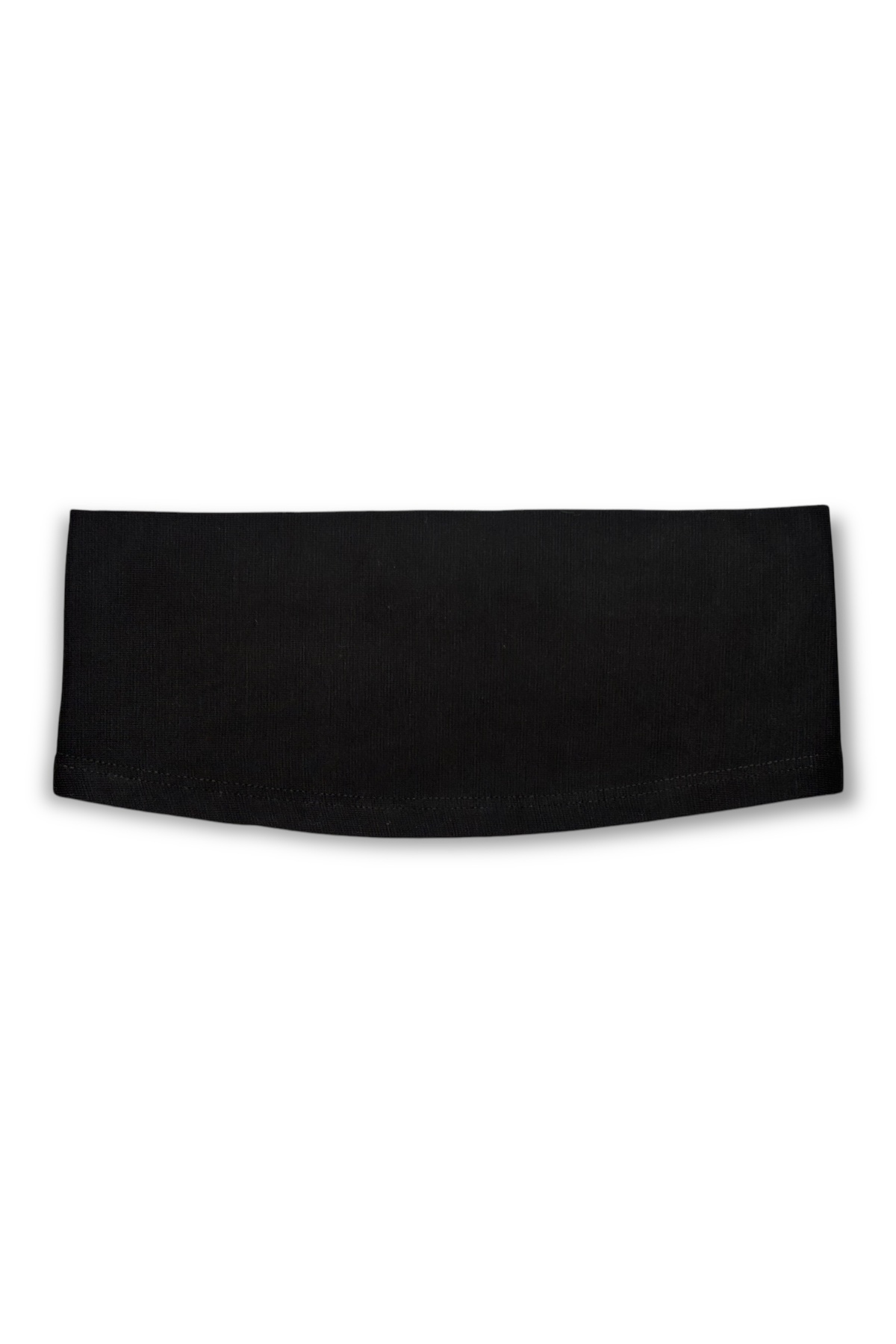 Kaymaz Bandana Siyah Kaymayan Silikonlu Geçme Tesettür Bone - Sportif Spor Saç Bandı