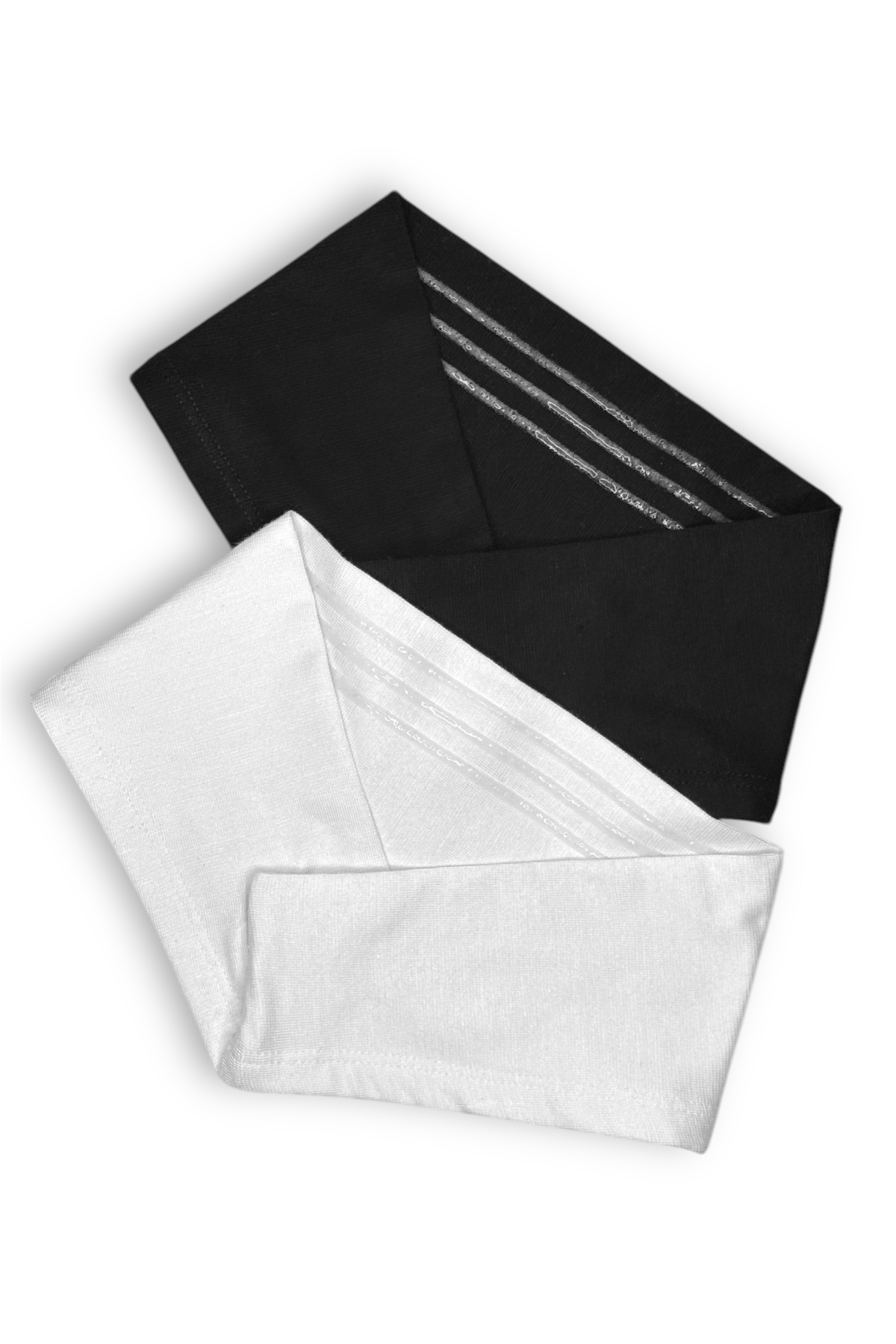 2li Kaymaz Bandana Siyah Beyaz Kaymayan Silikonlu Geçme Tesettür Bone - Sportif Spor Saç Bandı