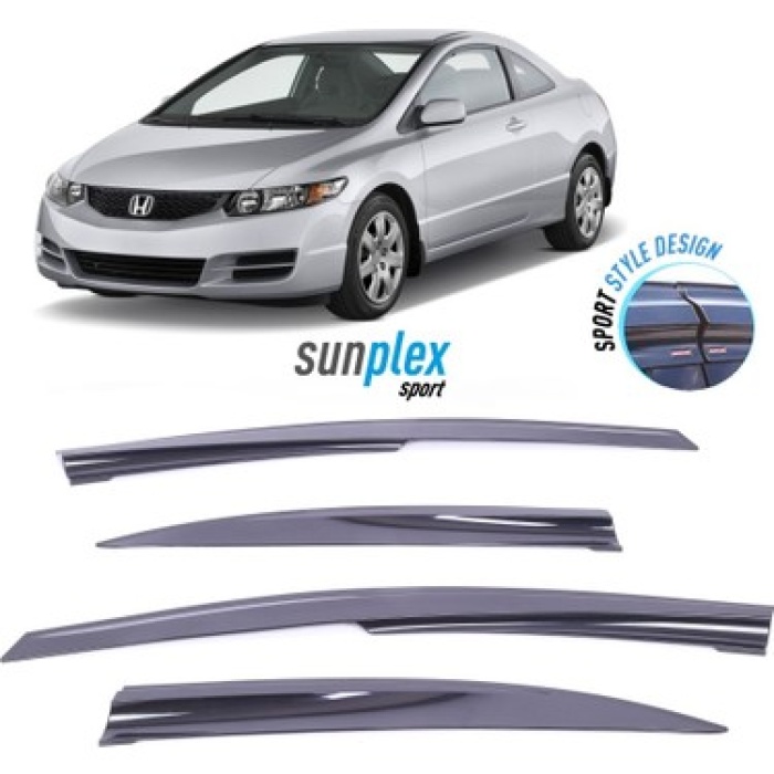 honda civic 2011-2016  uyumlu cam rüzgarlığı sunplex