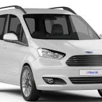 Ford Tourneo courier 2014-2021 uyumlu cam rüzgarlığı sunplex 4 parça