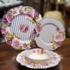 LOTUS BLUE ROSE 28 PRÇ 6 KİŞİLİK YEMEK TAKIMI